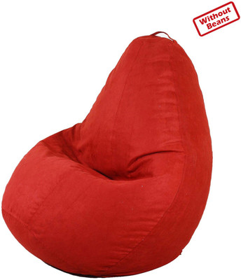 60% OFF on OHS XXL Teardrop Bean Bag Cover - Without Beans Red