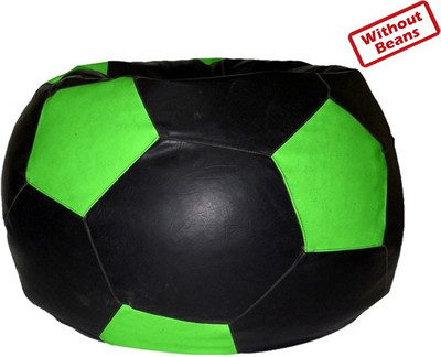 50% OFF on Invogue XXL Teardrop Bean Bag - Without Beans Black, Green