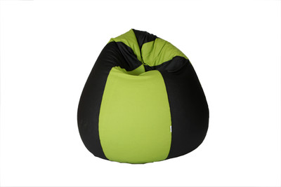 76% OFF on The Bean House XXL Bean Bag Cover - Without Beans Green, Black
