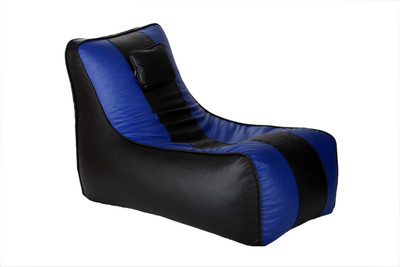 70% OFF on The Bean House XL Lounger Bean Bag Cover - Without Beans Black, Blue