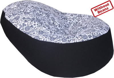 17% OFF on Vhome Large Teardrop Bean Bag Cover - Without Beans Black, White