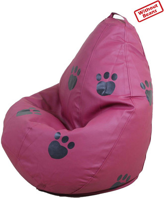 60% OFF on OHS XL Teardrop Bean Bag Cover - Without Beans Purple