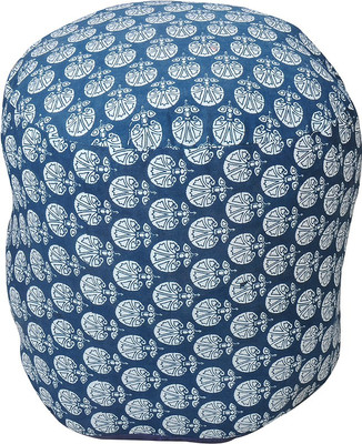 54% OFF on Rajrang Medium Bean Bag Footstool - Without Beans Blue, White