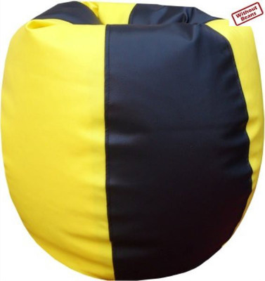 70% OFF on Fun ON XXL Teardrop Bean Bag Cover - Without Beans Yellow, Black 70% OFF on Fun ON XXL Teardrop Bean Bag Cover - Without Beans Yellow, Black
