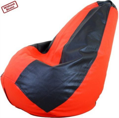 70% OFF on OHS XXL Teardrop Bean Bag Cover - Without Beans Red