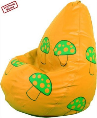 77% OFF on AVS XXXL Teardrop Bean Bag Cover - Without Beans Yellow 77% OFF on AVS XXXL Teardrop Bean Bag Cover - Without Beans Yellow