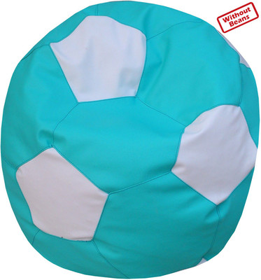 55% OFF on Fun ON XL Teardrop Bean Bag Cover - Without Beans Green, White