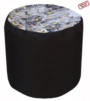 55% OFF on Fun ON XXL Bean Bag Footstool Cover - Without Beans Black 55% OFF on Fun ON XXL Bean Bag Footstool Cover - Without Beans Black