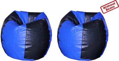 66% OFF on Fab Homez XXL Teardrop Bean Bag Cover - Without Beans Multicolor