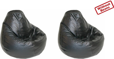65% OFF on Fab Homez XXXL Teardrop Bean Bag Cover - Without Beans Black 65% OFF on Fab Homez XXXL Teardrop Bean Bag Cover - Without Beans Black
