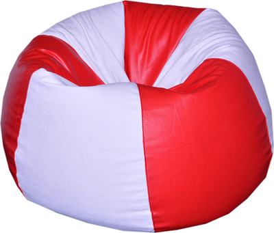 70% OFF on The Bean House XXXL Bean Bag Cover - Without Beans Red, White 70% OFF on The Bean House XXXL Bean Bag Cover - Without Beans Red, White