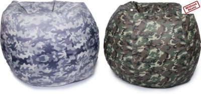 15% OFF on Fun ON XXL Bean Bag Cover - Without Beans Multicolor 15% OFF on Fun ON XXL Bean Bag Cover - Without Beans Multicolor