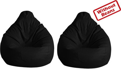 56% OFF on Luxuryware Medium Teardrop Bean Bag - Without Beans Black 56% OFF on Luxuryware Medium Teardrop Bean Bag - Without Beans Black