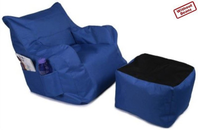 69% OFF on Fun ON XXL Bean Bag Chair Cover - Without Beans Blue 69% OFF on Fun ON XXL Bean Bag Chair Cover - Without Beans Blue