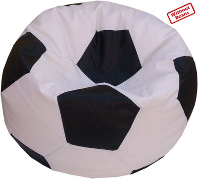 71% OFF on Fun ON XXL Teardrop Bean Bag Cover - Without Beans Black, White