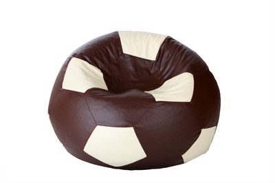 66% OFF on The Bean House XXL Bean Bag Cover - Without Beans Brown, White