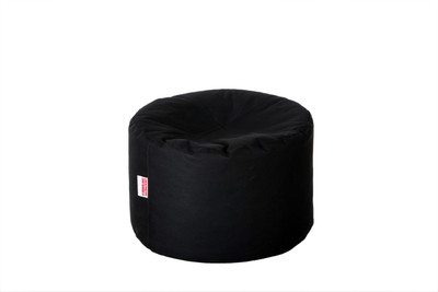 63% OFF on The Bean House XL Bean Bag Footstool Cover - Without Beans Black