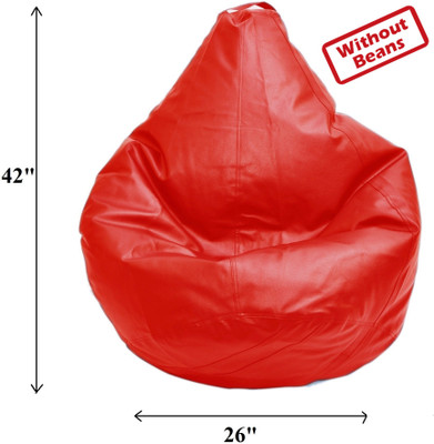 78% OFF on Raveda XXL Teardrop Bean Bag Cover - Without Beans Red 78% OFF on Raveda XXL Teardrop Bean Bag Cover - Without Beans Red