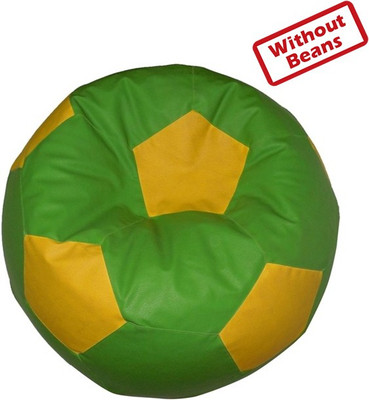 50% OFF on Invogue XXL Teardrop Bean Bag - Without Beans Green, Yellow