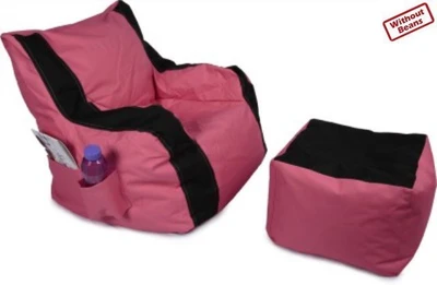 53% OFF on Fun ON XXL Bean Bag Chair Cover - Without Beans Pink, Black 53% OFF on Fun ON XXL Bean Bag Chair Cover - Without Beans Pink, Black