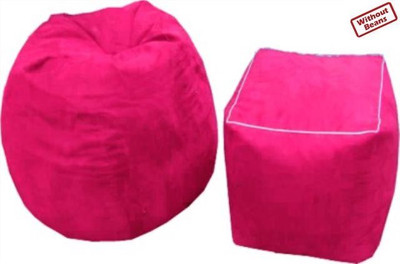 50% OFF on AVS XL Teardrop Bean Bag Cover - Without Beans Pink 50% OFF on AVS XL Teardrop Bean Bag Cover - Without Beans Pink