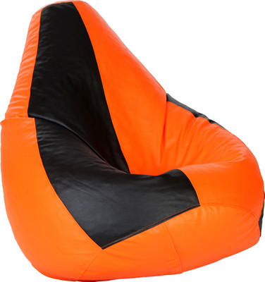 76% OFF on The Bean House XL Teardrop Bean Bag Cover - Without Beans Black, Orange 76% OFF on The Bean House XL Teardrop Bean Bag Cover - Without Beans Black, Orange
