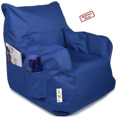 58% OFF on Fun ON XXL Bean Bag Chair Cover - Without Beans Blue