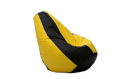 76% OFF on The Bean House XXL Bean Bag Cover - Without Beans Black, Yellow 76% OFF on The Bean House XXL Bean Bag Cover - Without Beans Black, Yellow
