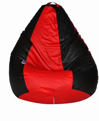 63% OFF on Desire XXL Teardrop Bean Bag Cover - Without Beans Red, Black 63% OFF on Desire XXL Teardrop Bean Bag Cover - Without Beans Red, Black