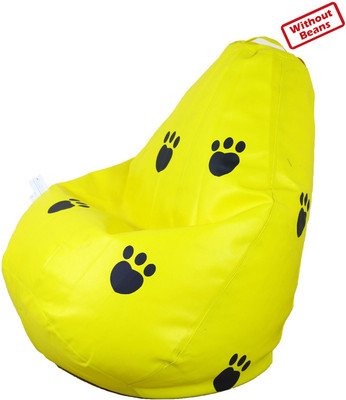65% OFF on OHS XXL Teardrop Bean Bag Cover - Without Beans Yellow 65% OFF on OHS XXL Teardrop Bean Bag Cover - Without Beans Yellow