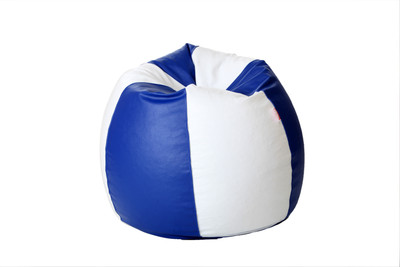77% OFF on The Bean House XL Bean Bag Cover - Without Beans Blue, White