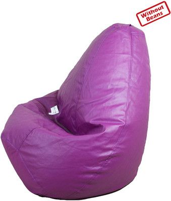 64% OFF on OHS XL Teardrop Bean Bag Cover - Without Beans Purple