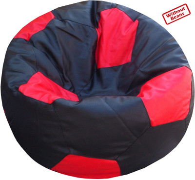 58% OFF on Fun ON XL Teardrop Bean Bag Cover - Without Beans Red, Black 58% OFF on Fun ON XL Teardrop Bean Bag Cover - Without Beans Red, Black