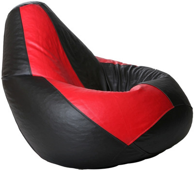 75% OFF on Raveda XXL Teardrop Bean Bag Cover - Without Beans Red