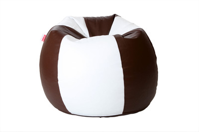 76% OFF on The Bean House XXL Bean Bag Cover - Without Beans Brown, White