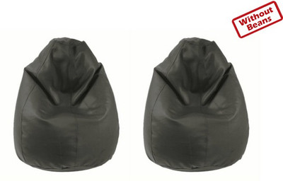 65% OFF on Fab Homez XXXL Teardrop Bean Bag Cover - Without Beans Black 65% OFF on Fab Homez XXXL Teardrop Bean Bag Cover - Without Beans Black