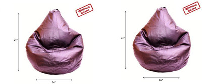 75% OFF on Raveda XXL Teardrop Bean Bag Cover - Without Beans Brown 75% OFF on Raveda XXL Teardrop Bean Bag Cover - Without Beans Brown