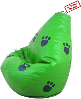 55% OFF on OHS XXL Teardrop Bean Bag Cover - Without Beans Green