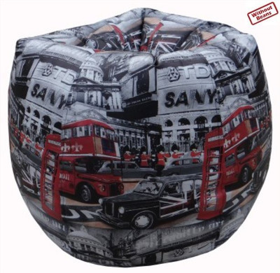 48% OFF on Fun ON XXL Teardrop Bean Bag Cover - Without Beans Multicolor