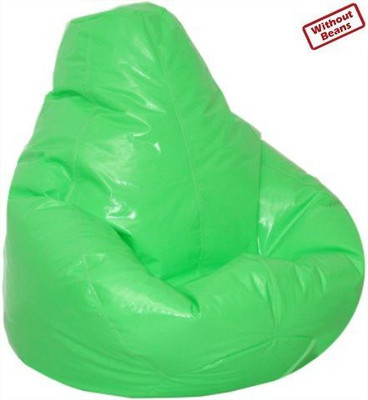 Fab Homez Large Teardrop Bean Bag Cover - Without Beans Green Fab Homez Large Teardrop Bean Bag Cover - Without Beans Green