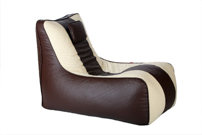 70% OFF on The Bean House XL Lounger Bean Bag Cover - Without Beans Brown, Beige