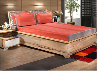 3% OFF on Shayan Homes Cotton King Bed Cover