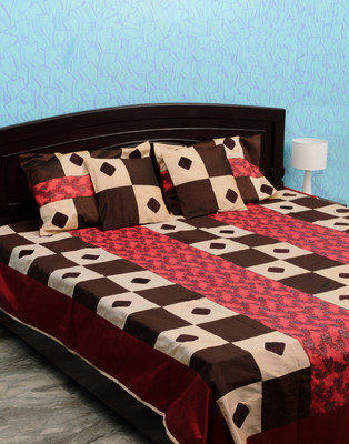 44% OFF on Isha Collections Silk, Cotton, Velvet Double Bed Spread