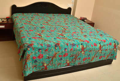 57% OFF on KwickDeal Cotton King Bed Cover