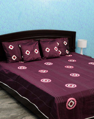 44% OFF on Isha Collections Silk, Cotton, Velvet Double Bed Spread