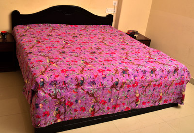 57% OFF on KwickDeal Cotton King Bed Cover