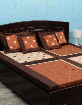 44% OFF on Isha Collections Silk, Cotton, Velvet Double Bed Spread