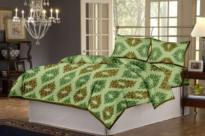 46% OFF on StyleNcomfort 100% Cotton Green Double Bed Sheet Set Cotton Bedding Set 46% OFF on StyleNcomfort 100% Cotton Green Double Bed Sheet Set Cotton Bedding Set