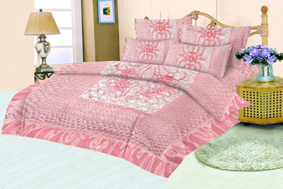 Rangasthali Printed Satin Bedding Set