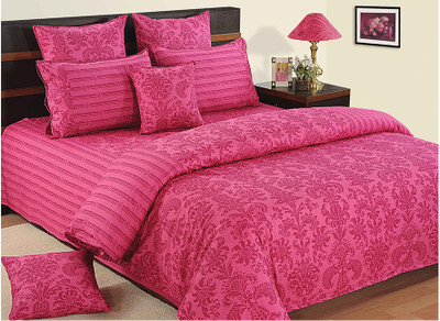 17% OFF on Swayam Shades of Paradise Cotton Bedding Set